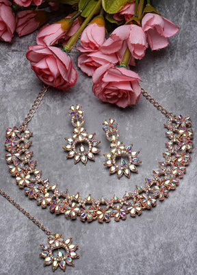 Multicolor Alloy Glossy Jewellery Set