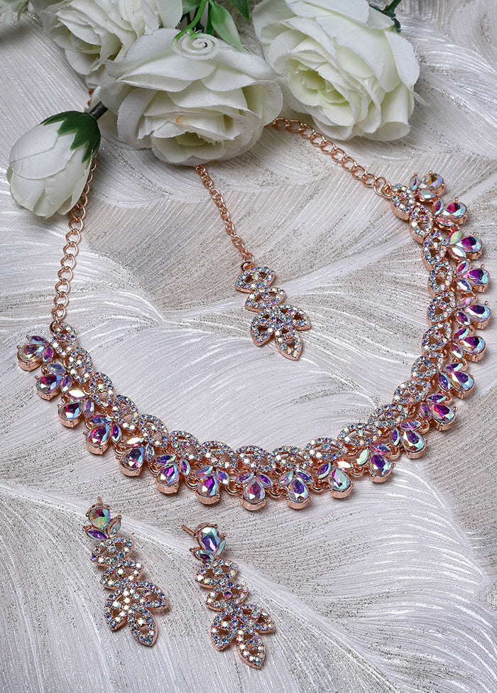 Multicolor Alloy Glossy Jewellery Set