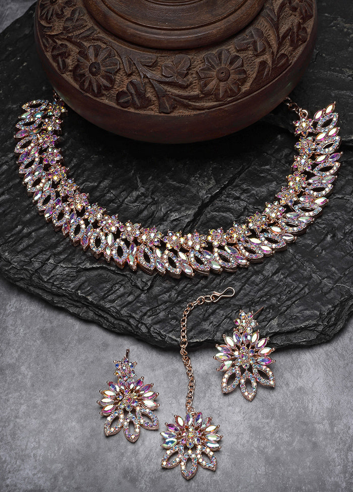 Multicolor Alloy Glossy Jewellery Set