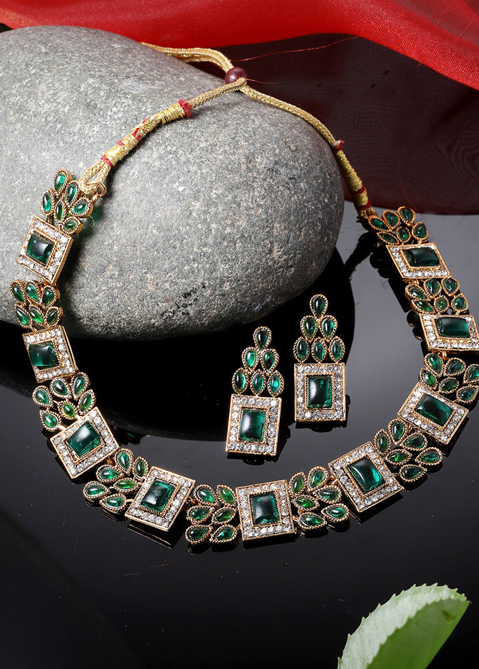 Multicolor Alloy Glossy Jewellery Set