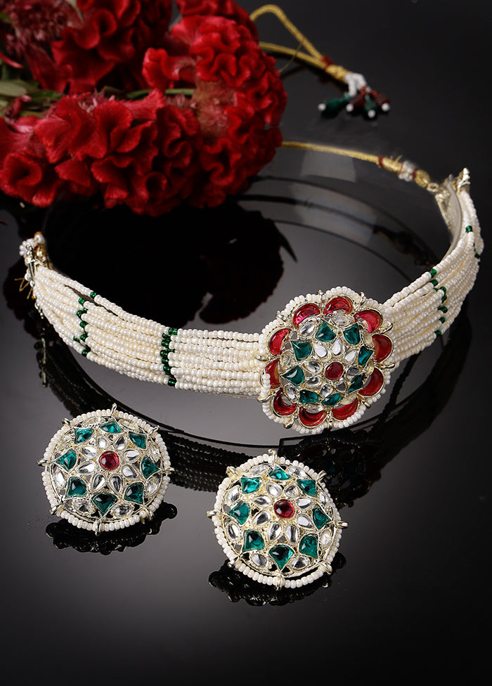 Multicolor Alloy Glossy Jewellery Set