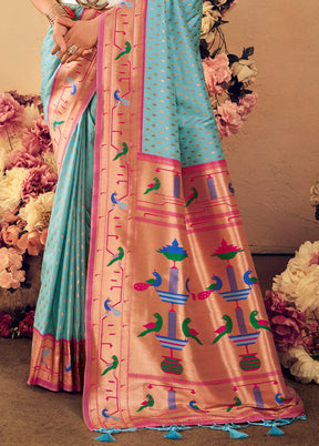 Firoza Dupion Silk Saree With Blouse Piece