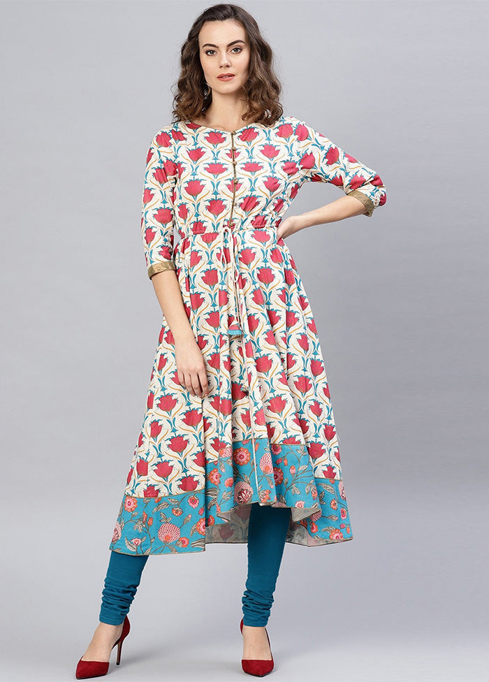 Multicolor Readymade Cotton Kurti