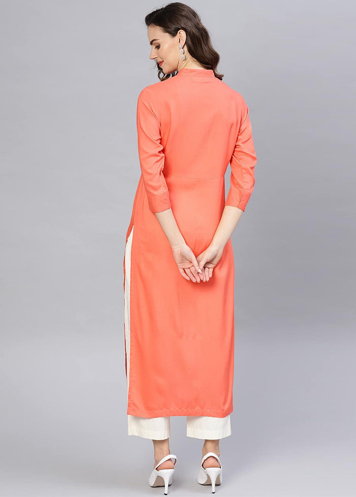 Coral Readymade Rayon Kurti