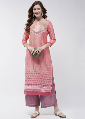 Pink Readymade Viscose Kurti