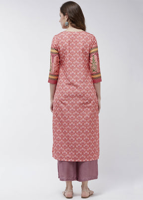 Pink Readymade Viscose Kurti