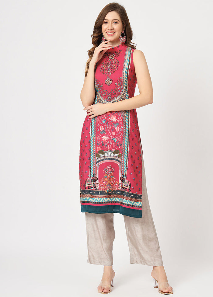 Multicolor Readymade Viscose Kurti