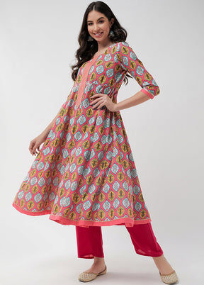 Coral Readymade Rayon Kurti