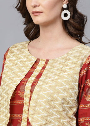 Multicolor Readymade Cotton Kurti