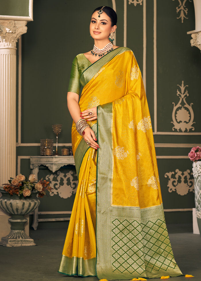 Multicolor Dupion Silk Saree With Blouse Piece - Indian Silk House Agencies