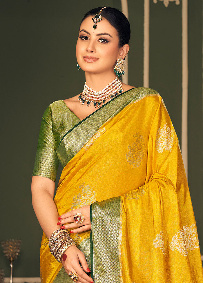 Multicolor Dupion Silk Saree With Blouse Piece - Indian Silk House Agencies