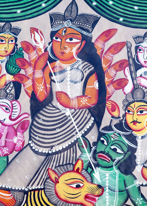 Patachitra Maa Durga Painting