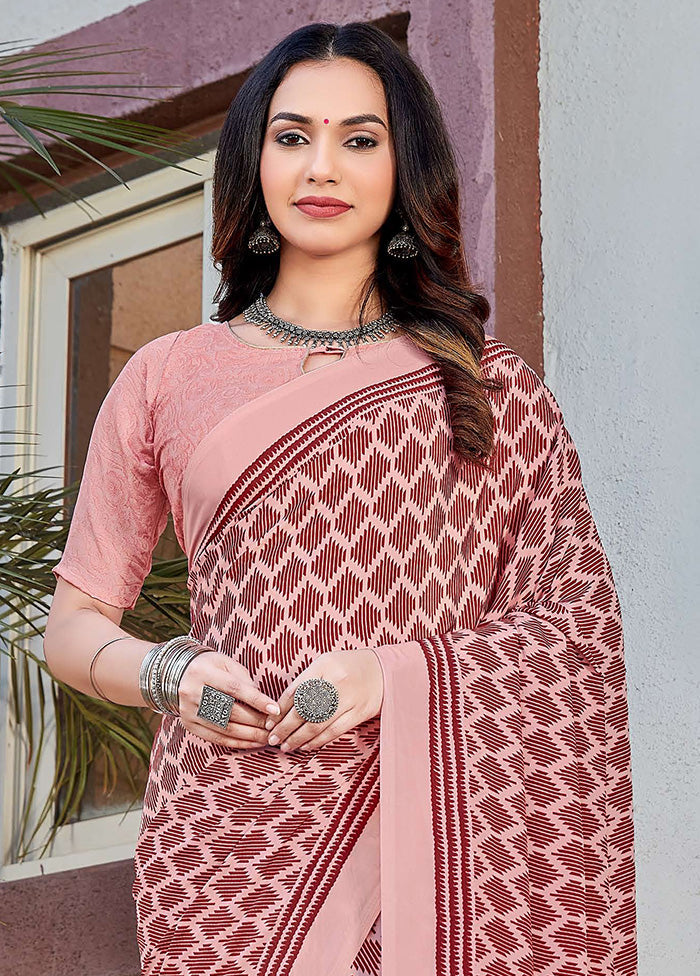 Multicolor Silk Saree With Blouse Piece