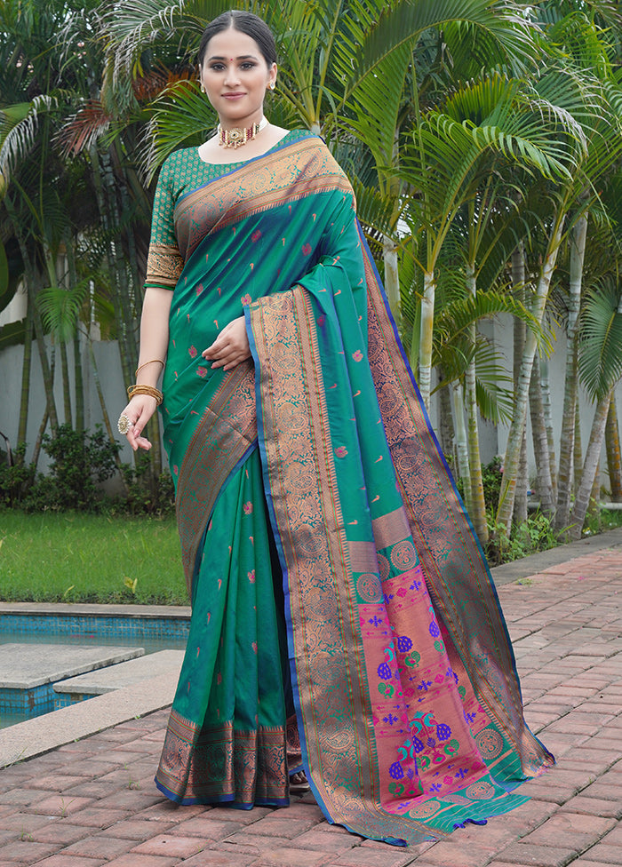 Pink Dupion Silk Saree With Blouse Piece