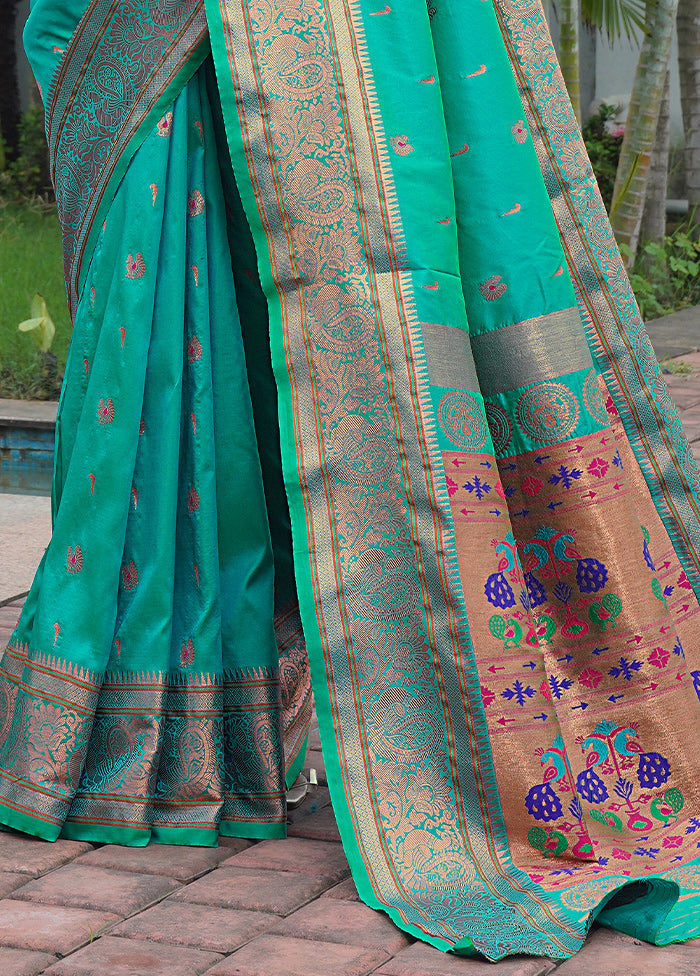 Orange Dupion Silk Saree With Blouse Piece