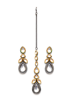 Multicolor Brass Drawstring Jewellery Set