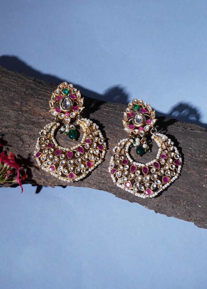 Multicolor Brass Gold Plating Earrings