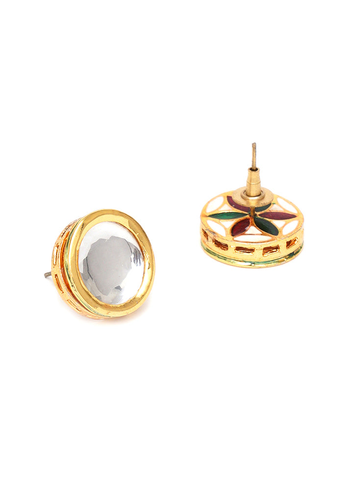 Multicolor Brass Gold Plating Earrings