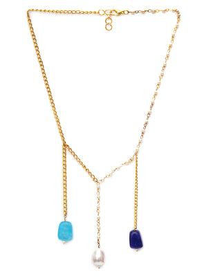 Multicolor Brass Gold Plating Necklace