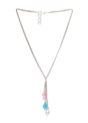 Multicolor Brass Silver Plating Necklace