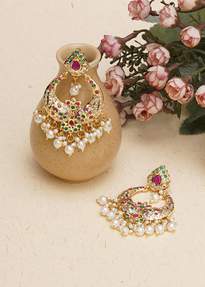 Multicolor Brass Gold Plating Earrings