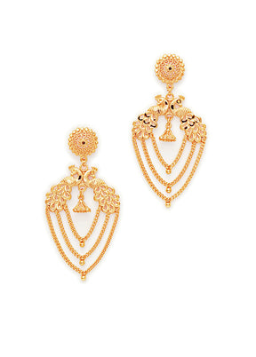 Multicolor Brass Gold Plating Earrings