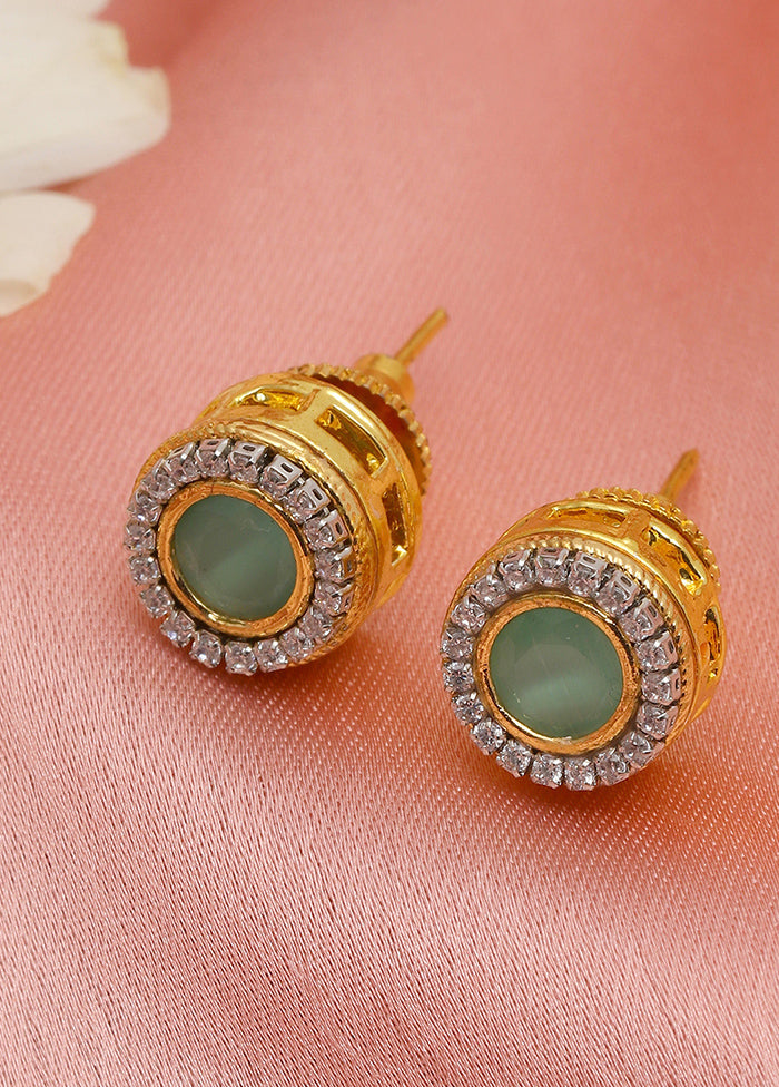 Multicolor Brass Gold Plating Earrings