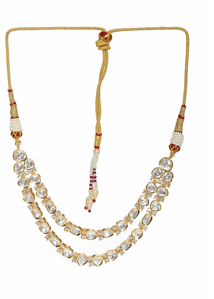 Multicolor Brass Gold Plating Necklace