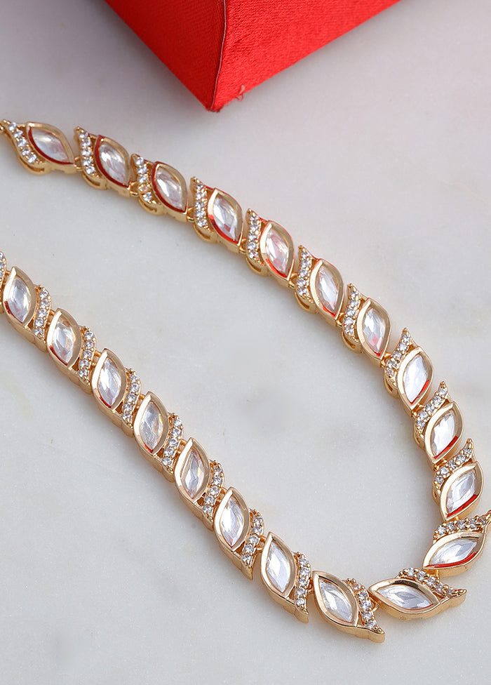 Multicolor Brass Gold Plating Necklace