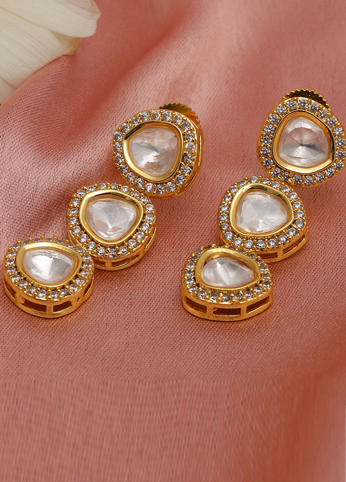 Multicolor Brass Gold Plating Earrings