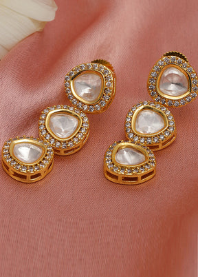 Multicolor Brass Gold Plating Earrings