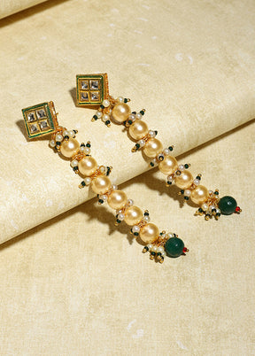 Kundan Earrings - Indian Silk House Agencies