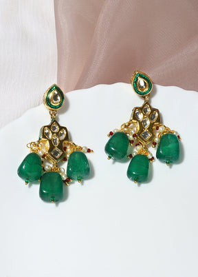 Kundan Earrings - Indian Silk House Agencies