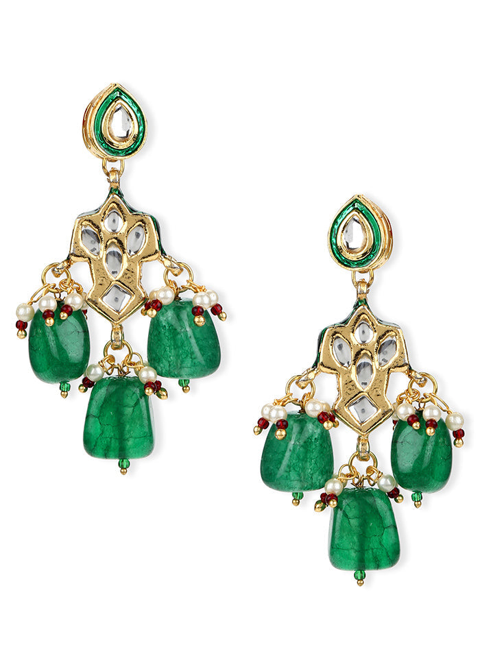 Kundan Earrings - Indian Silk House Agencies