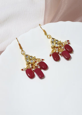 Kundan Earrings - Indian Silk House Agencies