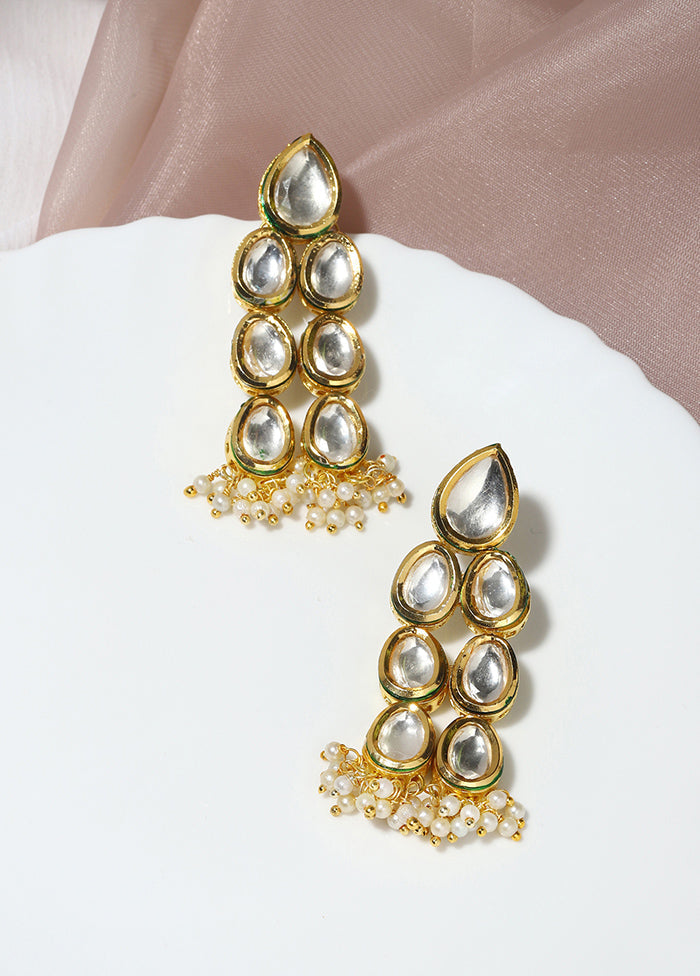 Kundan Earrings - Indian Silk House Agencies