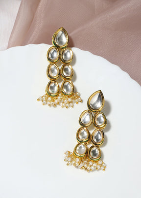 Kundan Earrings - Indian Silk House Agencies