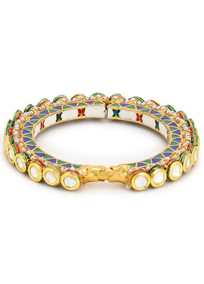 Navratana Meenakari Bangle - Indian Silk House Agencies