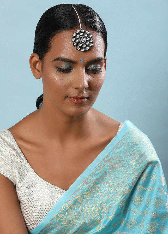 Kundan Maangtika - Indian Silk House Agencies