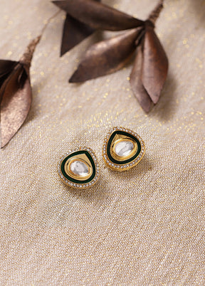 Stone Studded Kundan Studs - Indian Silk House Agencies