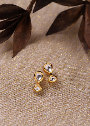 Stone Studded Kundan Studs - Indian Silk House Agencies