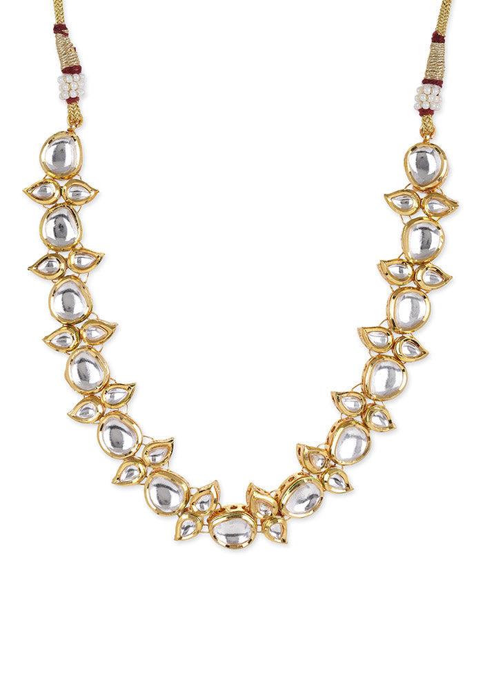 Golden Stone Work Alloy Jewellery Set - Indian Silk House Agencies