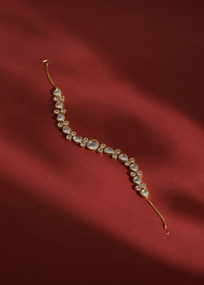 Golden Stone Work Alloy Hair Band - Indian Silk House Agencies