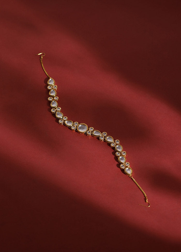 Golden Stone Work Alloy Hair Band - Indian Silk House Agencies