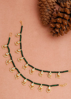 Gold Plated Kundan Mangalsutra - Indian Silk House Agencies