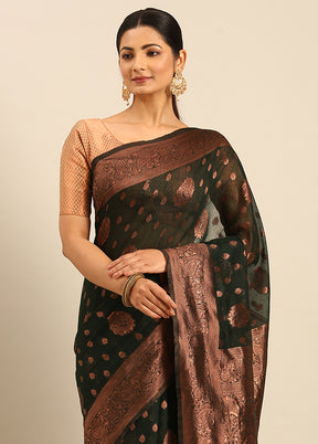 Multicolor Cotton Saree With Blouse Piece