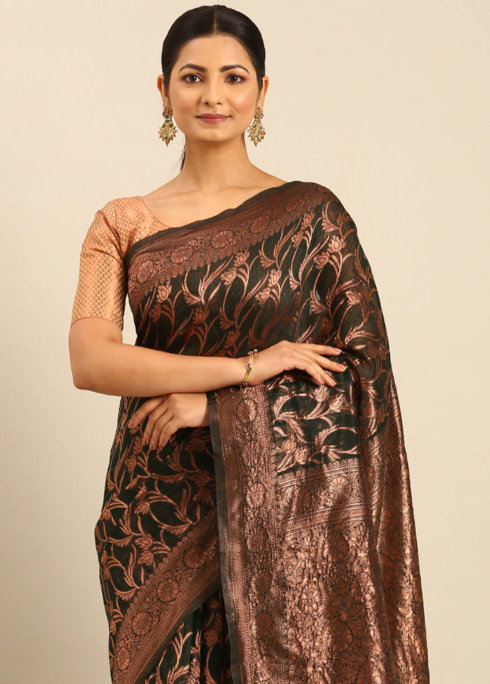 Multicolor Cotton Saree With Blouse Piece