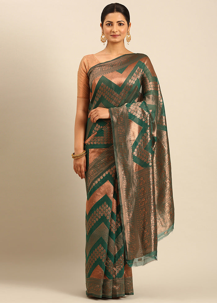 Multicolor Cotton Saree With Blouse Piece