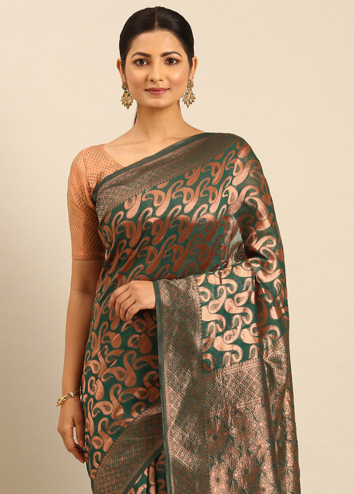 Multicolor Cotton Saree With Blouse Piece