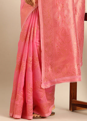 Multicolor Cotton Saree With Blouse Piece